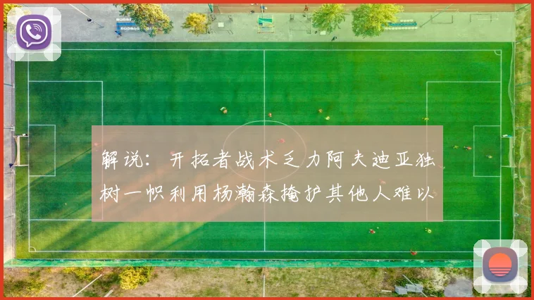 解说：开拓者战术乏力阿夫迪亚独树一帜利用杨瀚森掩护其他人难以配合