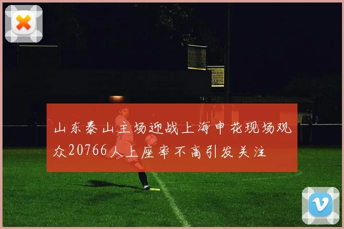 山东泰山主场迎战上海申花现场观众20766人上座率不高引发关注